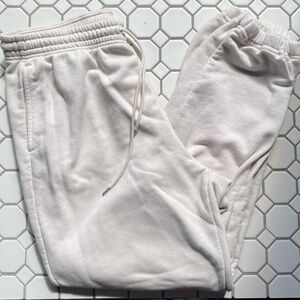 Uniqlo Off-White/Cream Sweat Pants